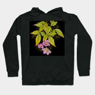 Leaves and flowers Hoodie